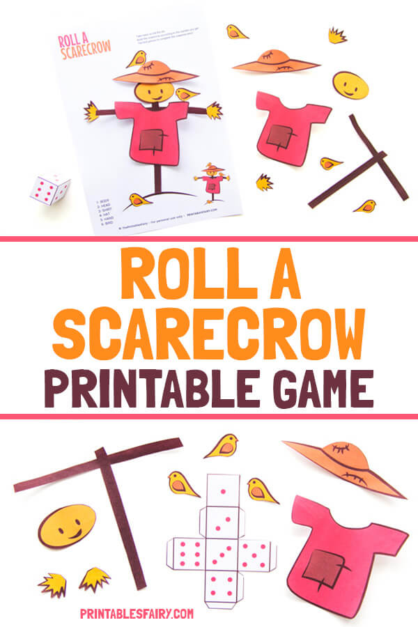 Printable Build a Scarecrow
