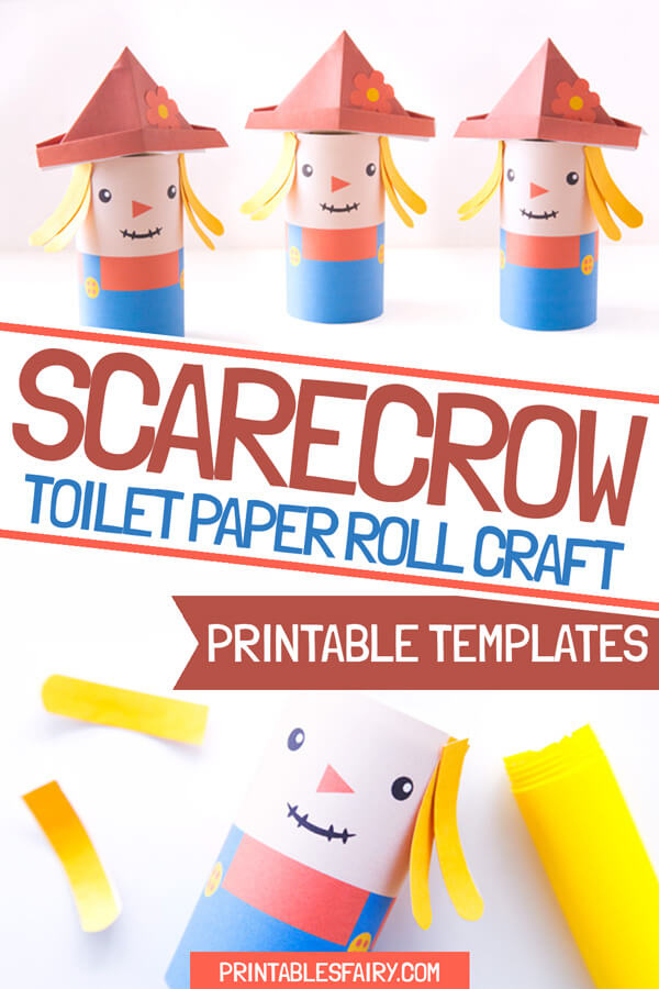 Scarecrow Paper Roll Craft