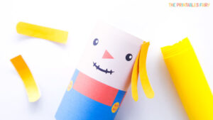 Scarecrow Toilet Paper Roll Craft - The Printables Fairy
