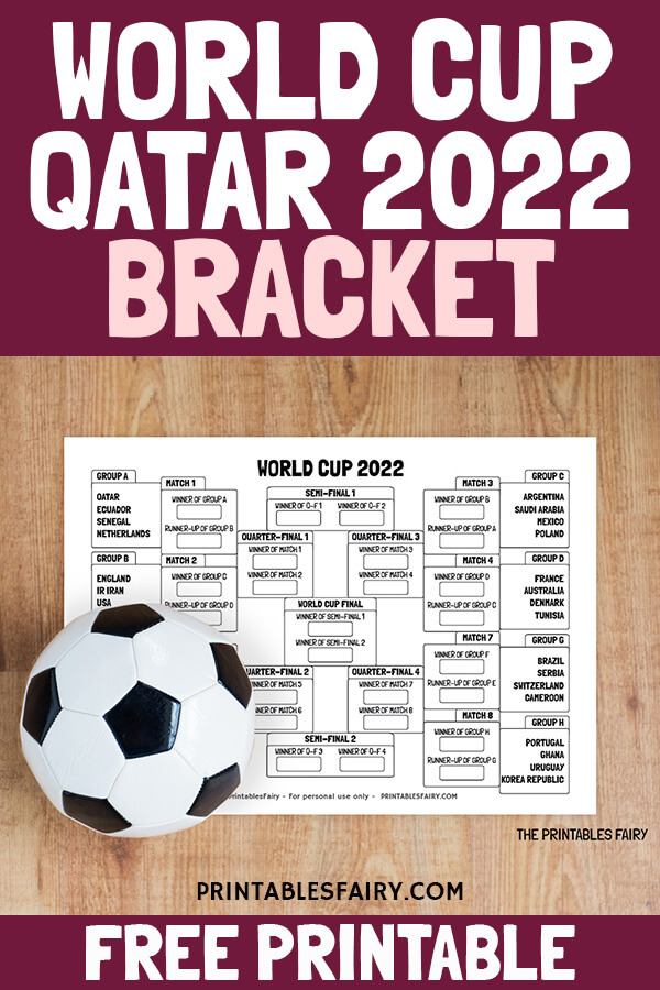 World Cup 2022 Bracket (Free Printable) - The Printables Fairy