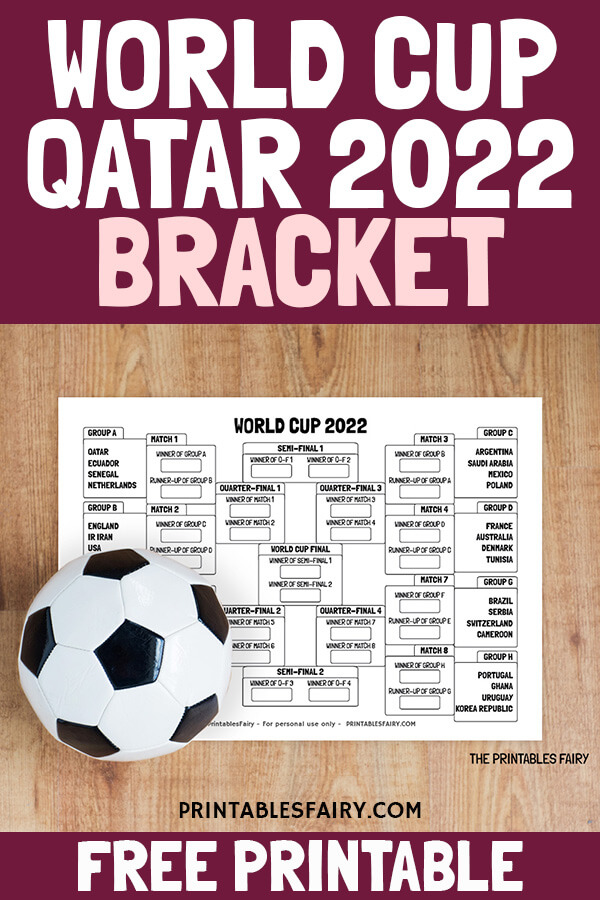 World Cup 2022 Bracket Free Printable The Printables Fairy