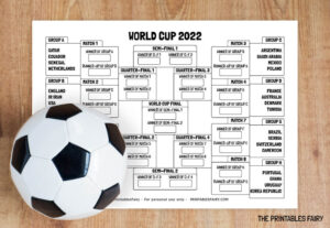 World Cup 2022 Bracket (Free Printable) - The Printables Fairy