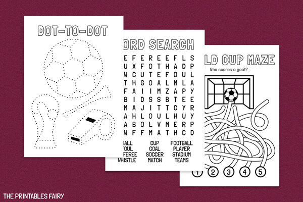 Soccer Printable Games