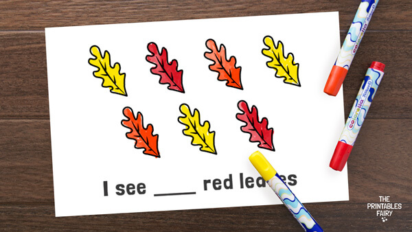 Painted leaves