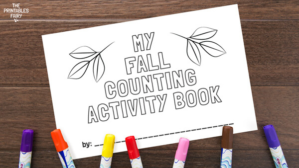 Printable Fall Counting Book For Kids