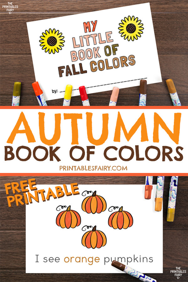 Autumn Book Of Colors - Free Printable