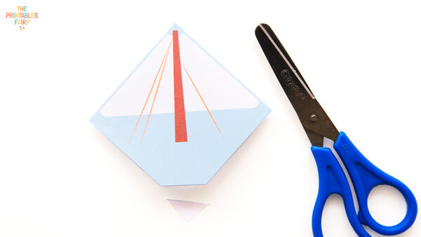 Cutting the white bottom