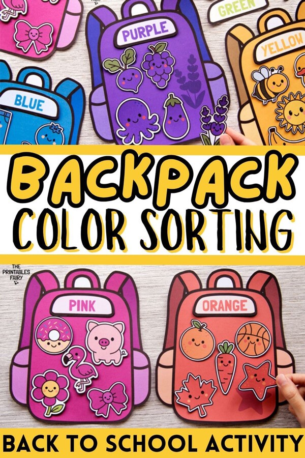 Backpack Color Sorting Game