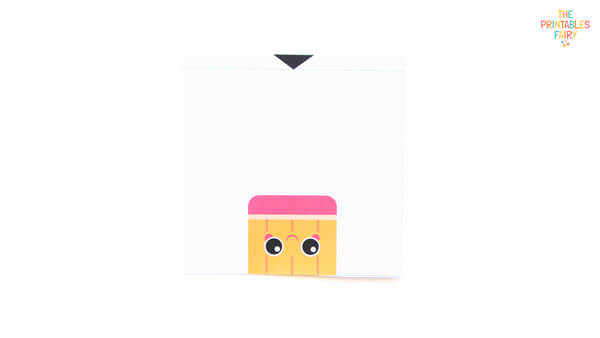 Pencil bookmark template