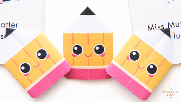 DIY Pencil Bookmarks