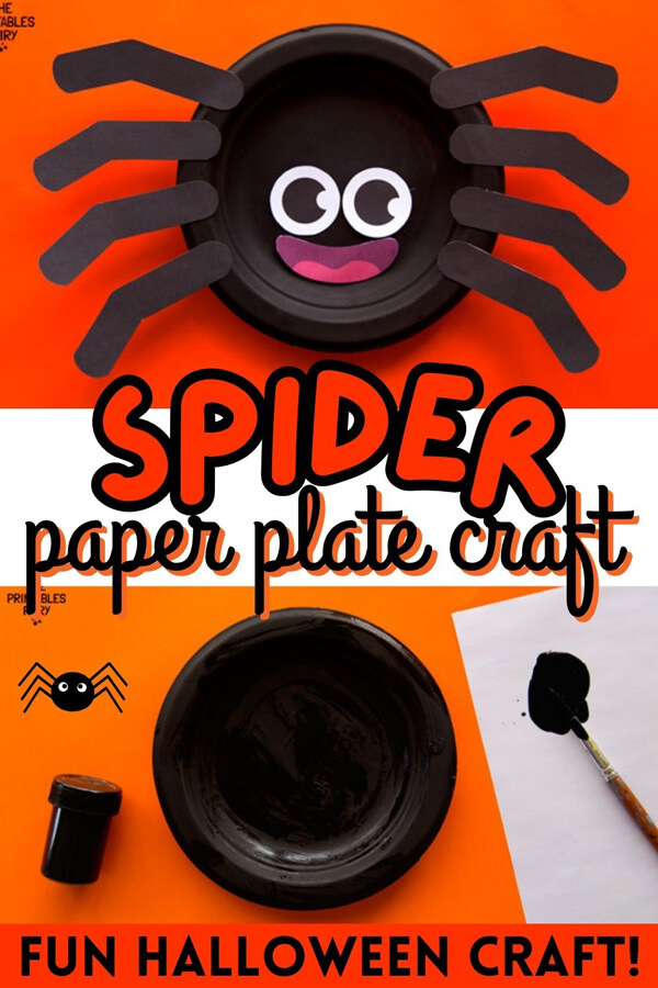 Spider Paper Plate